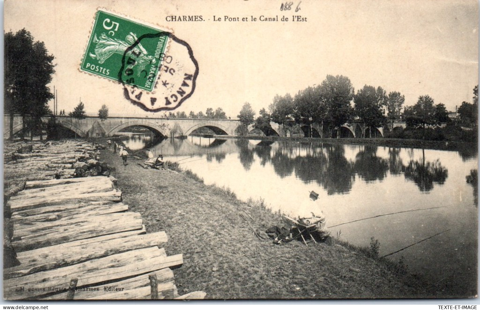 88 CHARMES - Le Pont Et Le Canal De L'Est. - Charmes