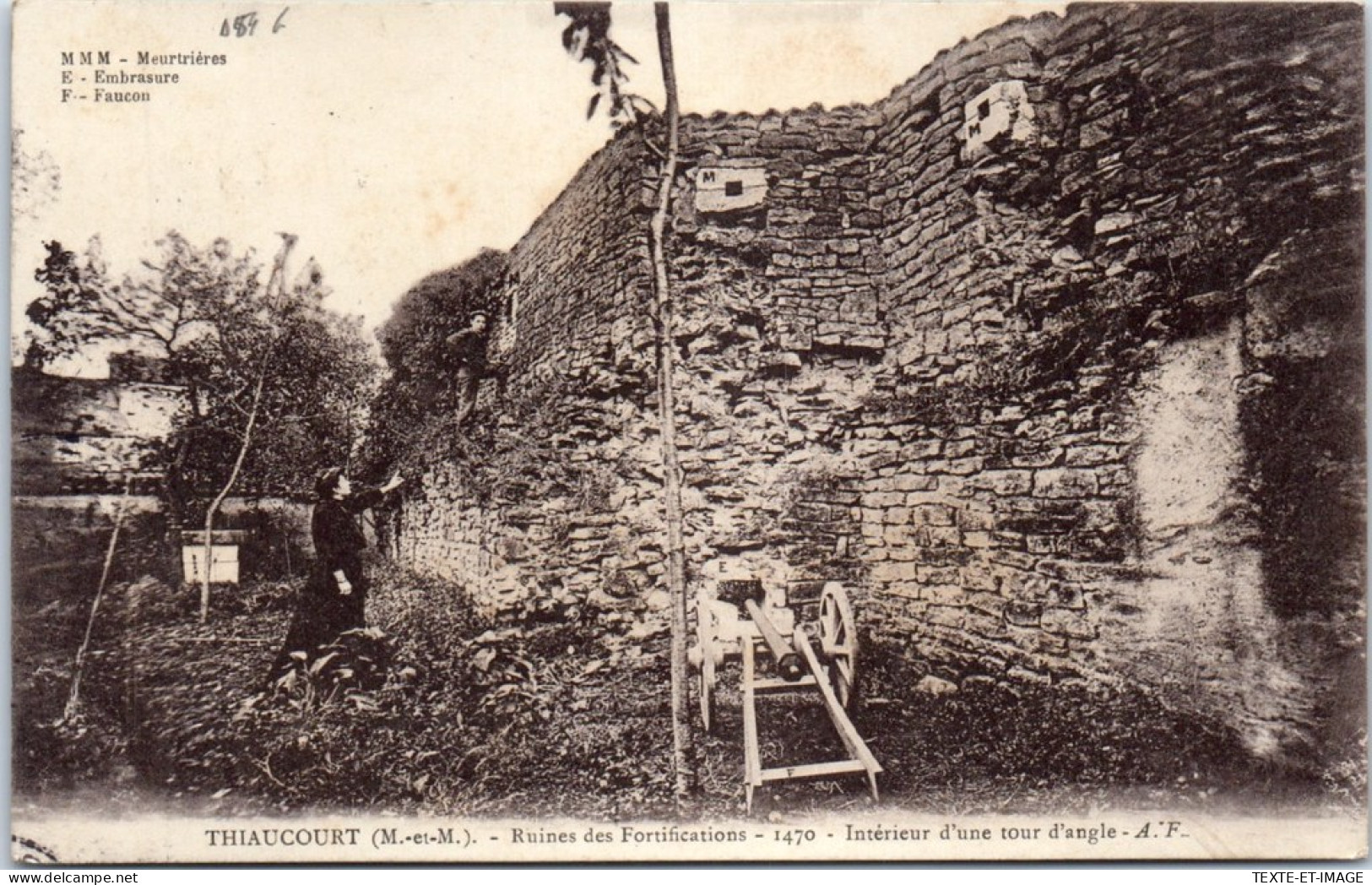 54 THIAUCOURT - Ruines Des Fortifications De 1470. - Sonstige & Ohne Zuordnung