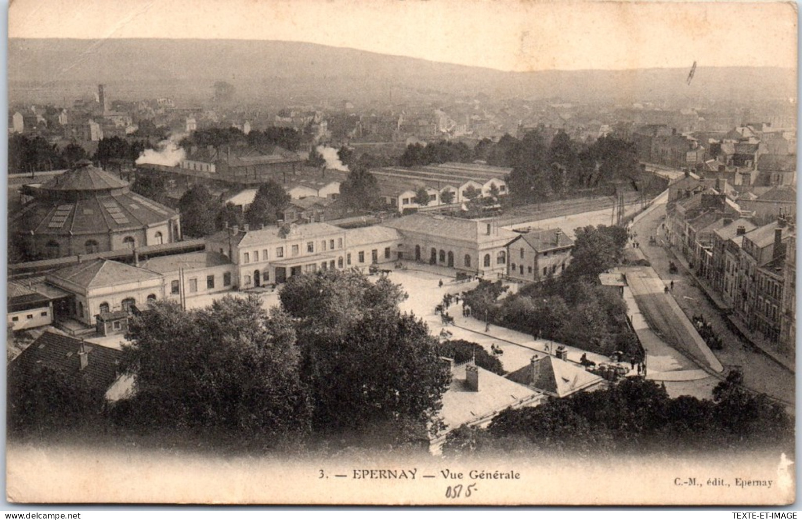 51 EPERNAY - Vue Generale De La Ville. - Epernay