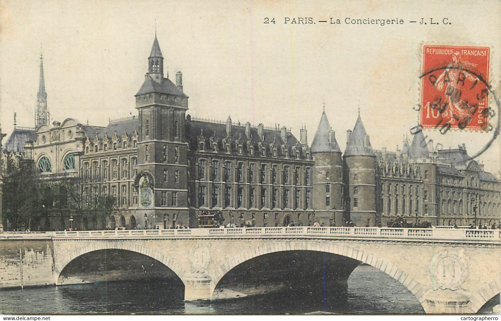 Cpa Paris Pont La Conciergerie - Bridges