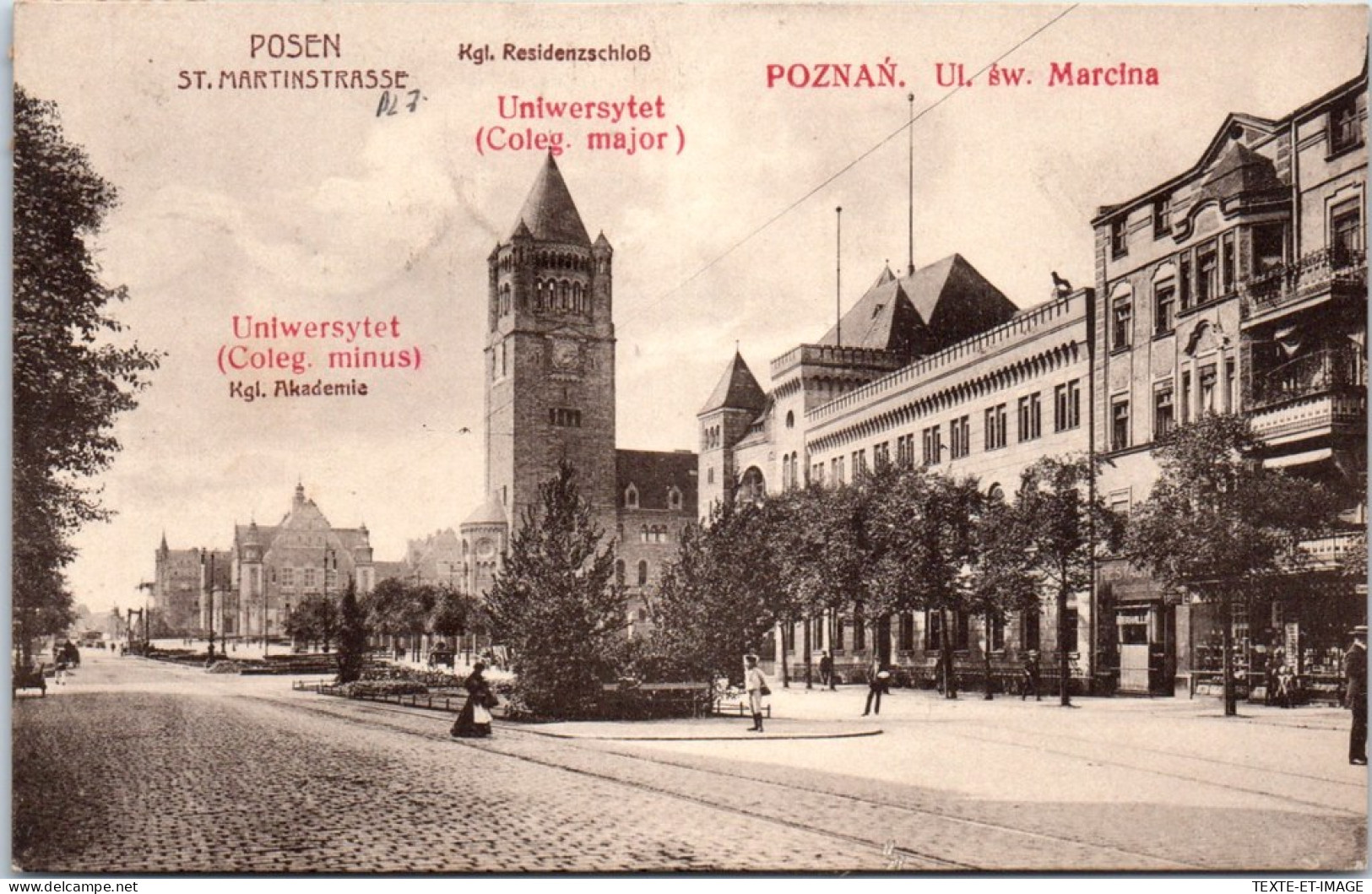 POLOGNE - POSEN - St Martinstrasse. - Pologne