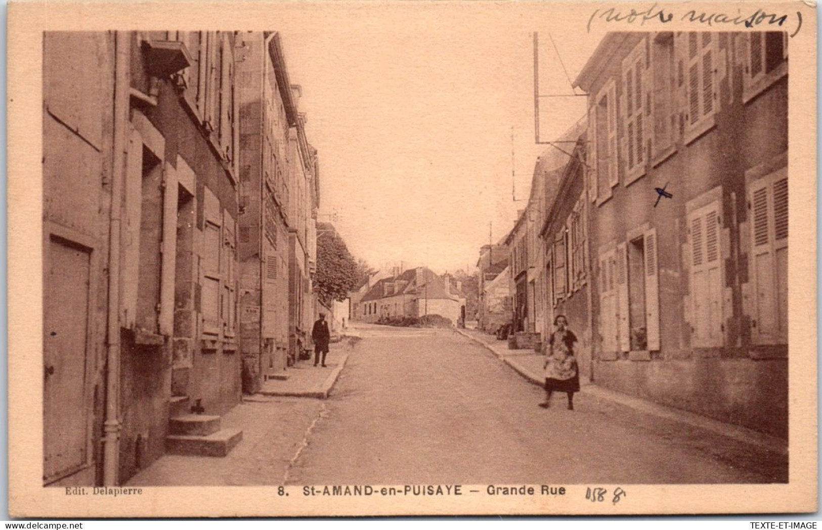 58 SAINT AMAND EN PUISAYE - La Grande Rue, Perspective - Saint-Amand-en-Puisaye