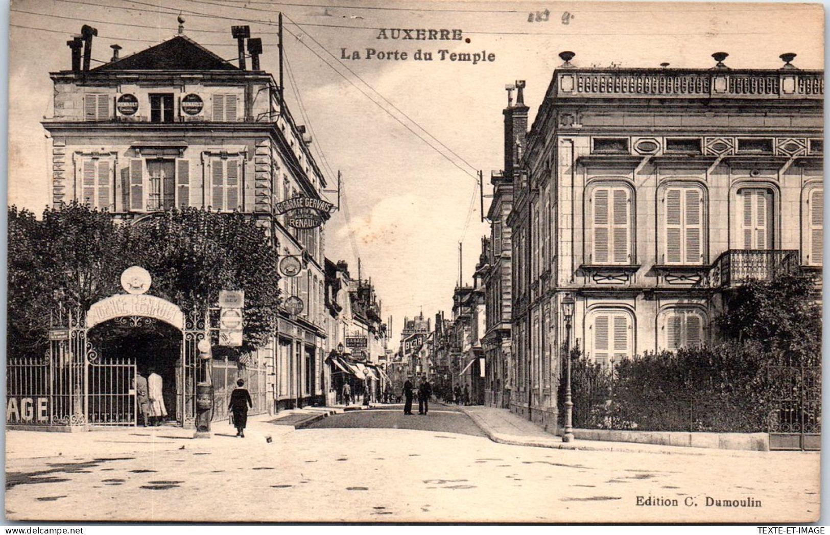 89 AUXERRE - Vue De La Porte Du Temple. - Auxerre
