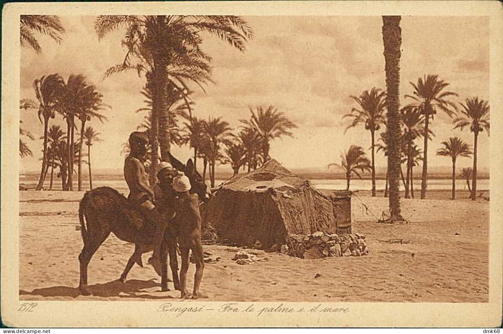 LIBIA / LIBYA - BENGASI / BENGHAZI - FRA LE PALME E IL MARE (1512 ) EDIT. LEHNERT & LANDROCK 1920s (12670) - Libya