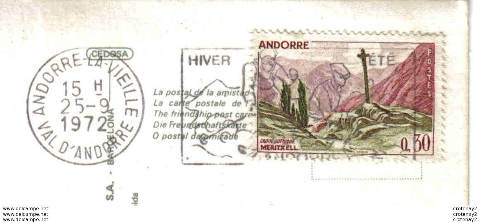 Valls D'Andorra ANDORRE VOIR TIMBRE Canillo Eglise Romane San Juan De Casselles N°4721 En 1972 Comercial Escudo De Oro - Andorra