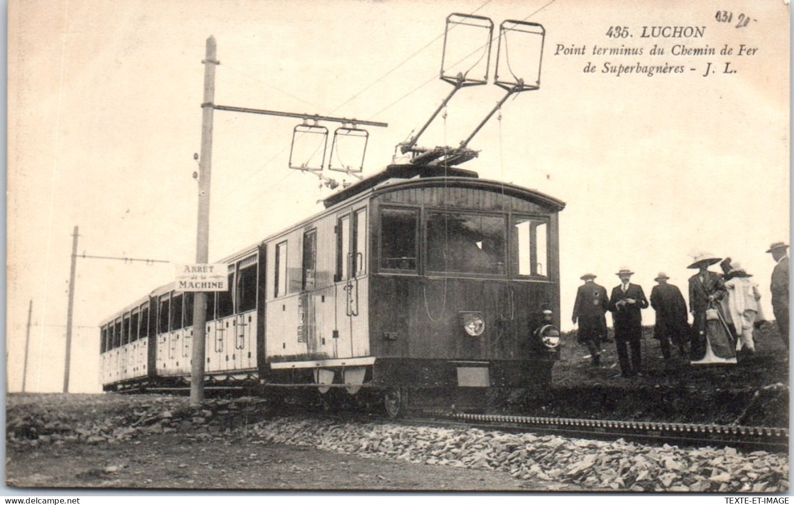 31 LUCHON - Le Terminus Du Chemin De Fer. - Luchon