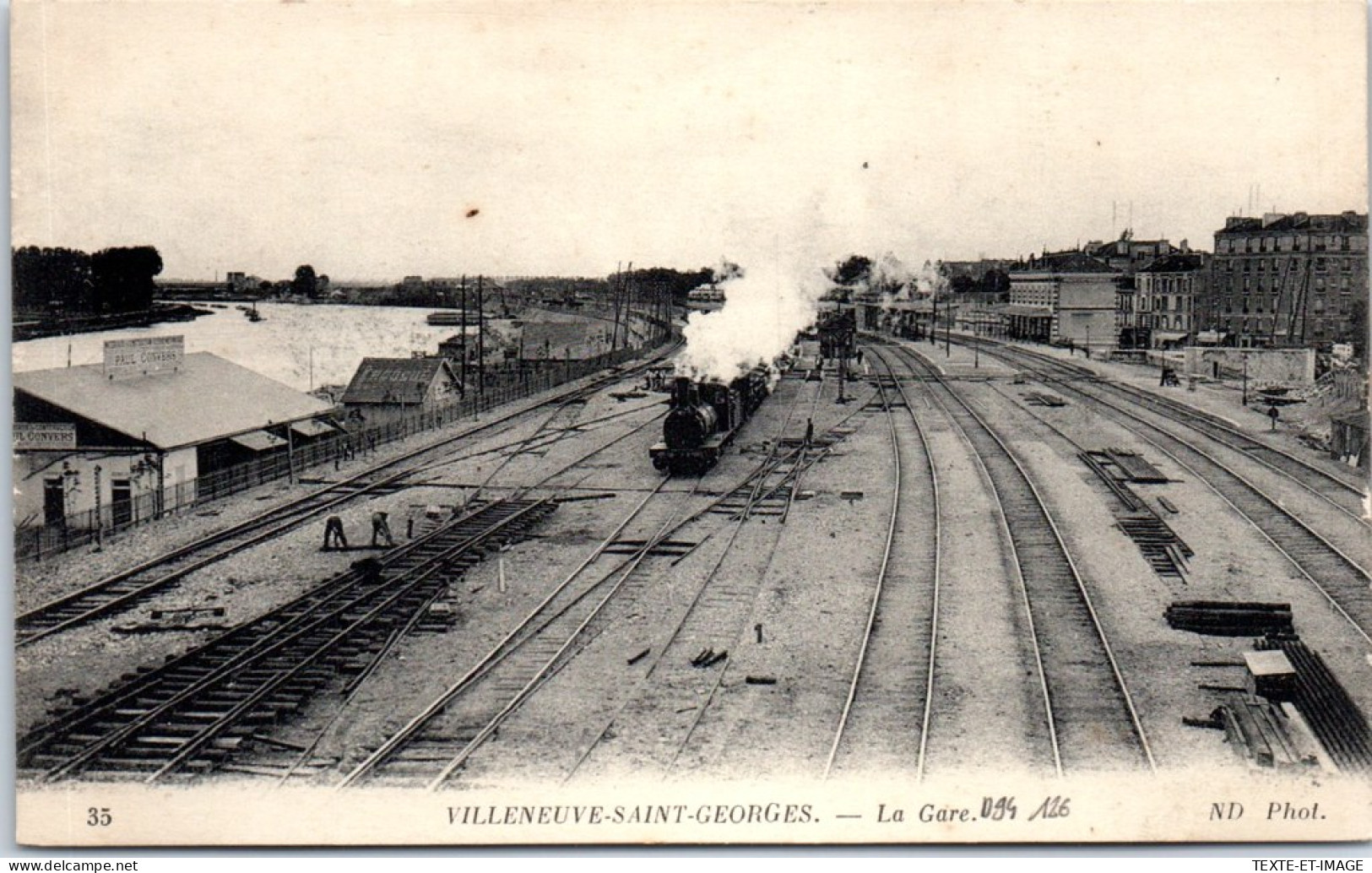 94 VILLENEUVE SAINT GEORGES - Vue D'ensemble De La Gare - Villeneuve Saint Georges