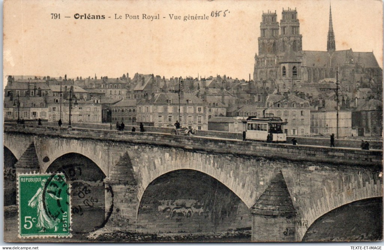 45 ORLEANS - Le Pont Royal, Vue Generale - - Orleans