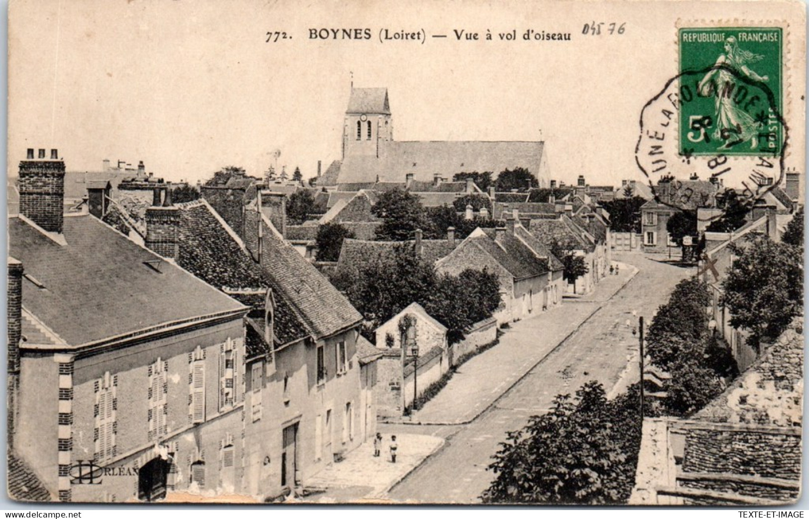 45 BOYNES - Vue A Vol D'oiseau  - Andere & Zonder Classificatie