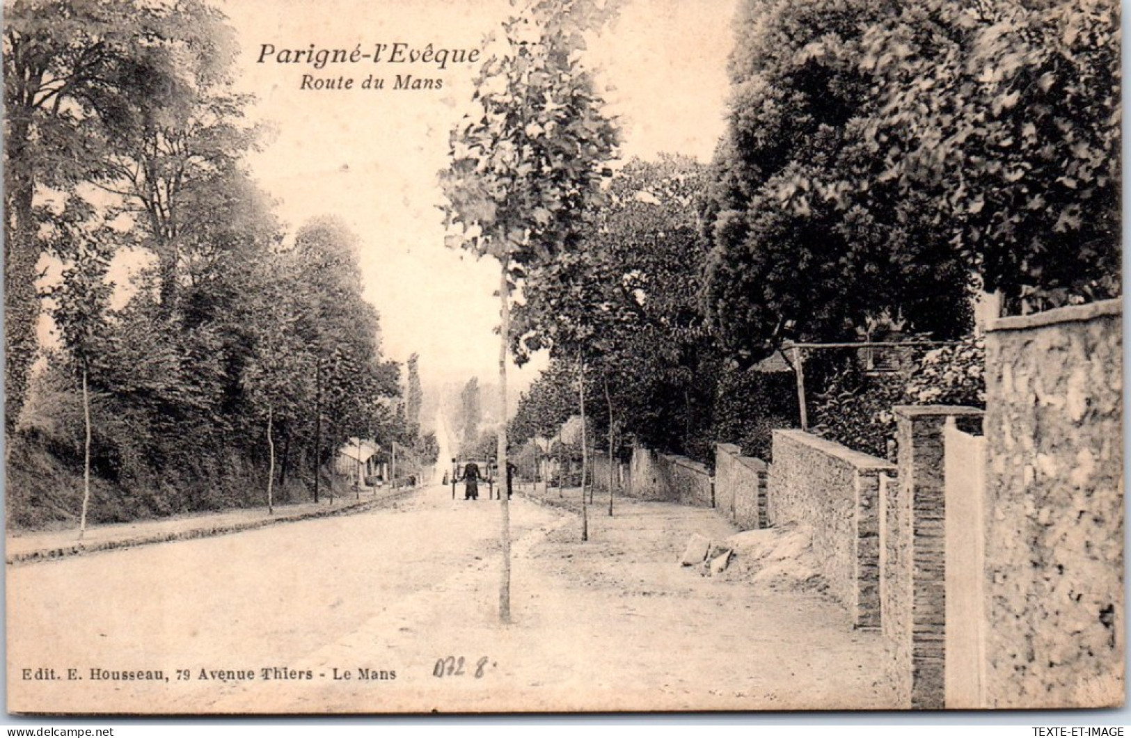 72 PARIGNE L'EVEQUE - Route Du Mans  - Autres & Non Classés