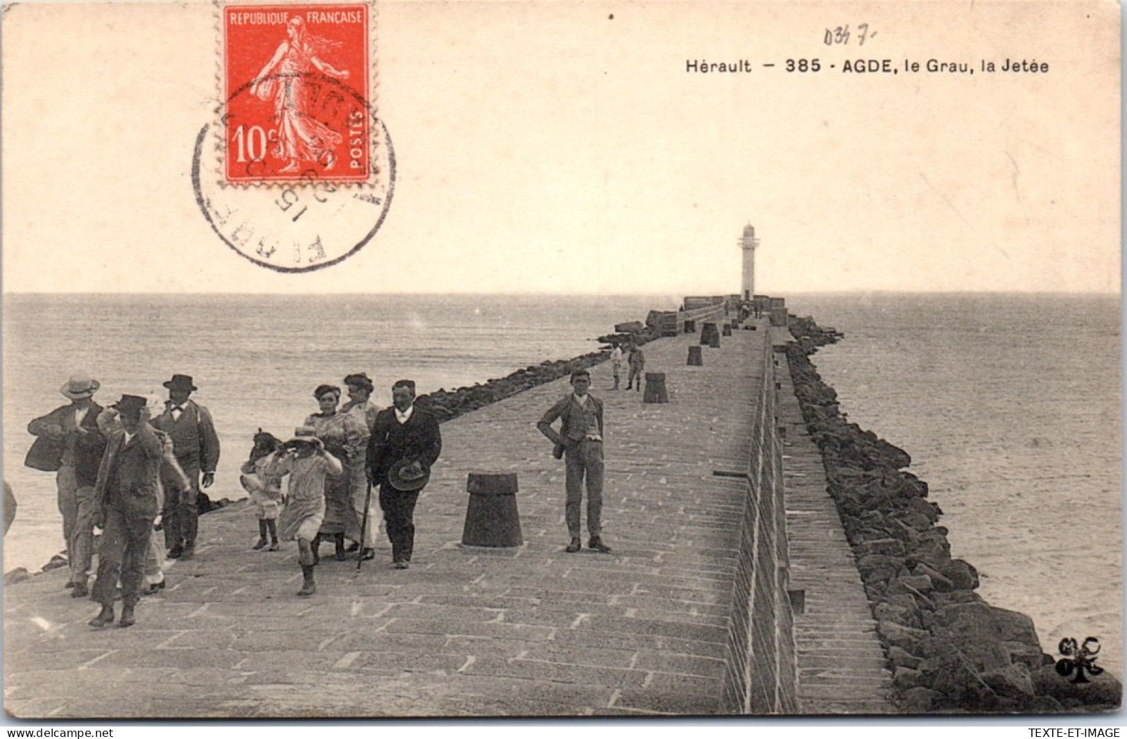 34 AGDE - Le Grau, La Jetee  - Agde