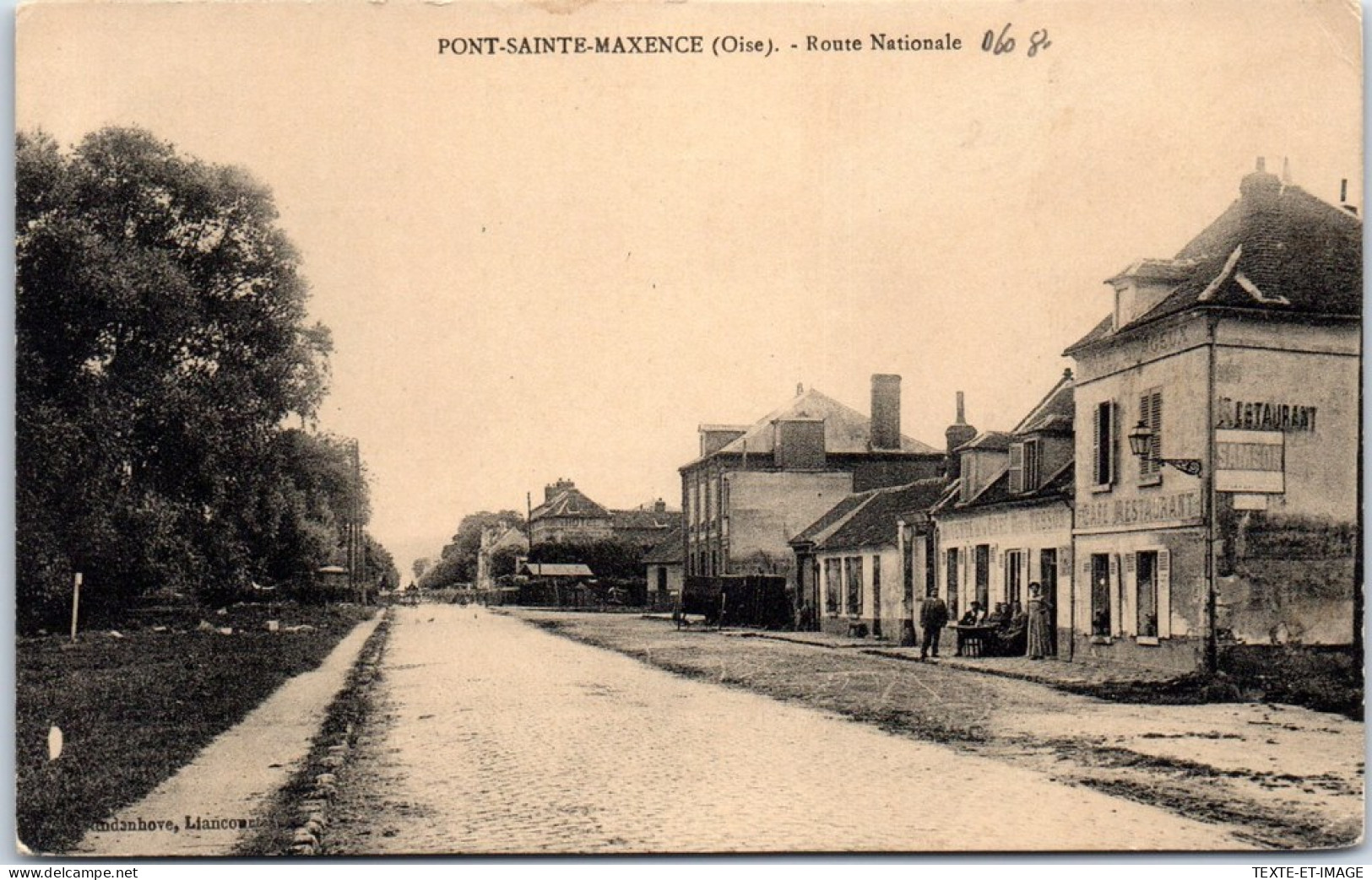 60 PONT SAINTE MAXENCE - La Route Nationale. - Pont Sainte Maxence
