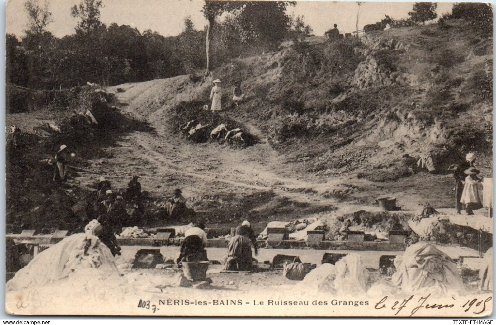 03 NERIS LES BAINS - Le Ruisseau Des Granges. - Neris Les Bains