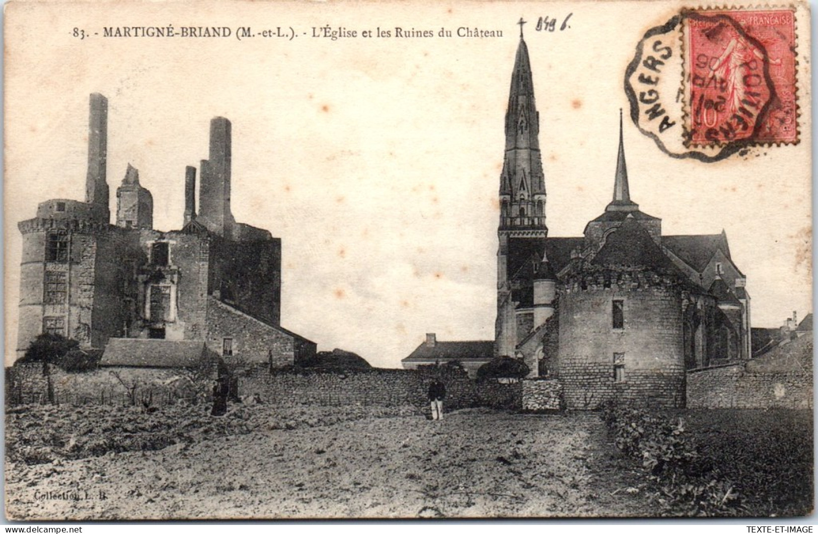 49 MARTIGNE BRIAND - L'eglise & Les Ruines Du CHATEAU - Autres & Non Classés