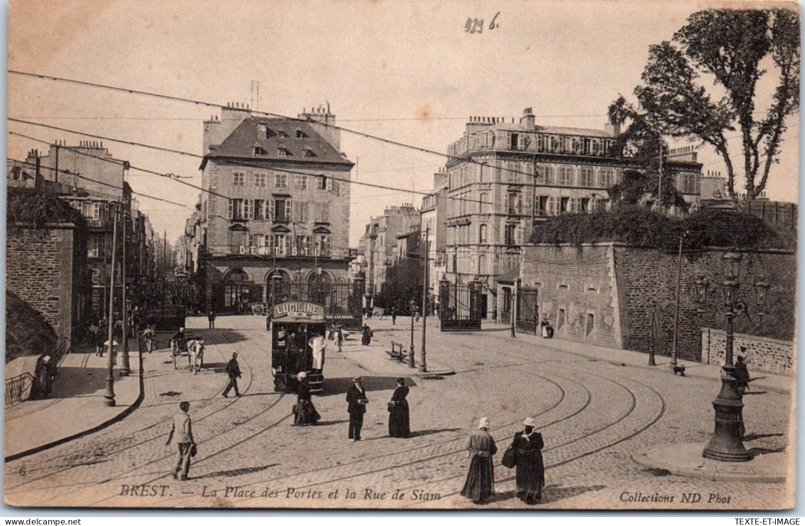 29 BREST - La Place Des Portes & La Rue De Siam - Brest