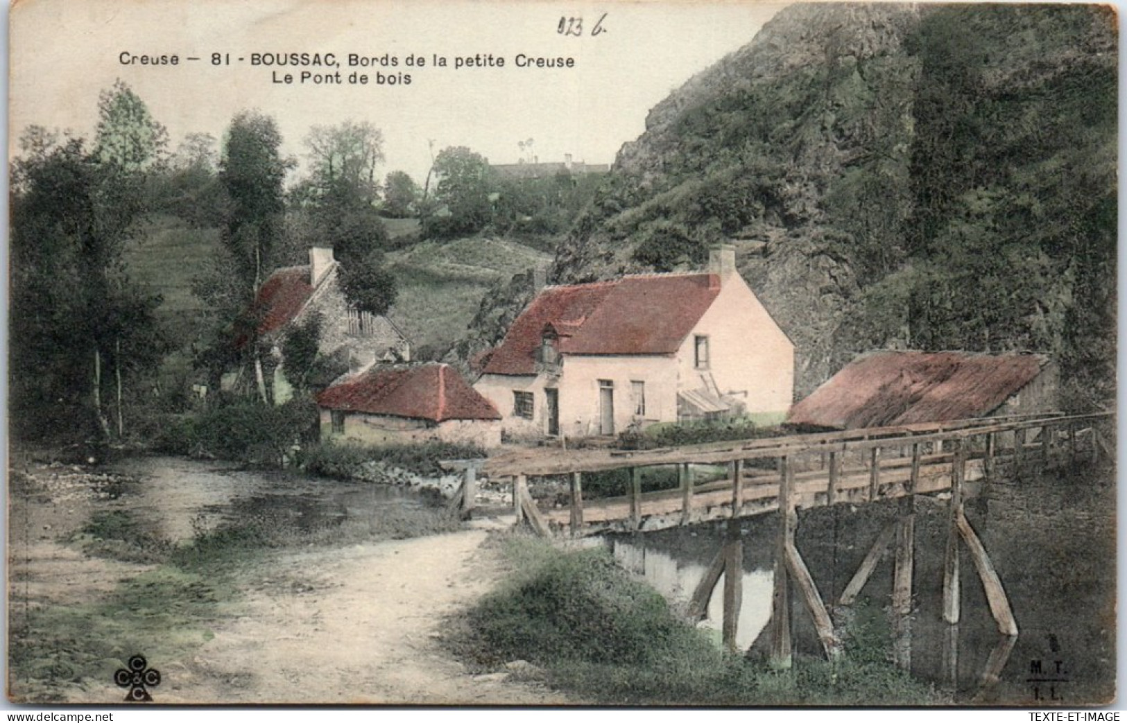 23 BOUSSAC - Bords De La Petite Creuse, Pont De Bois  - Other & Unclassified