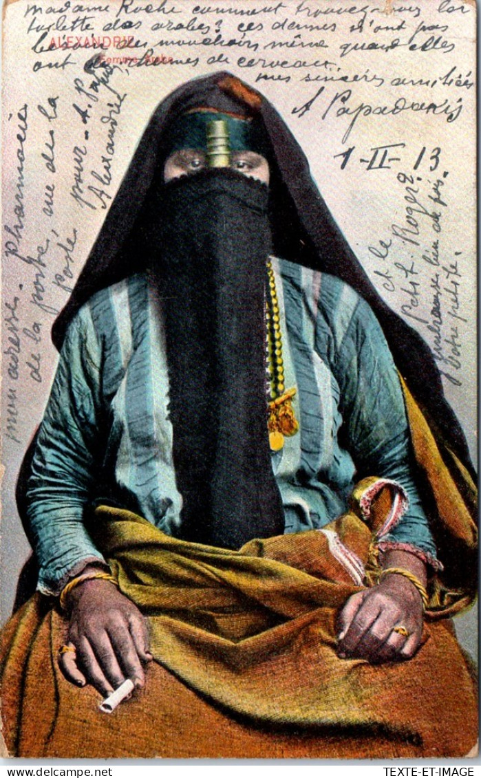 EGYPTE - ALEXANDRIE - Type De Femme Locale  - Autres & Non Classés