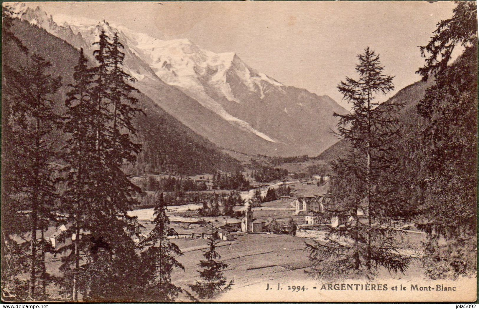 74 / CHAMONIX - ARGENTIERE Et Le Mont-Blanc - Chamonix-Mont-Blanc