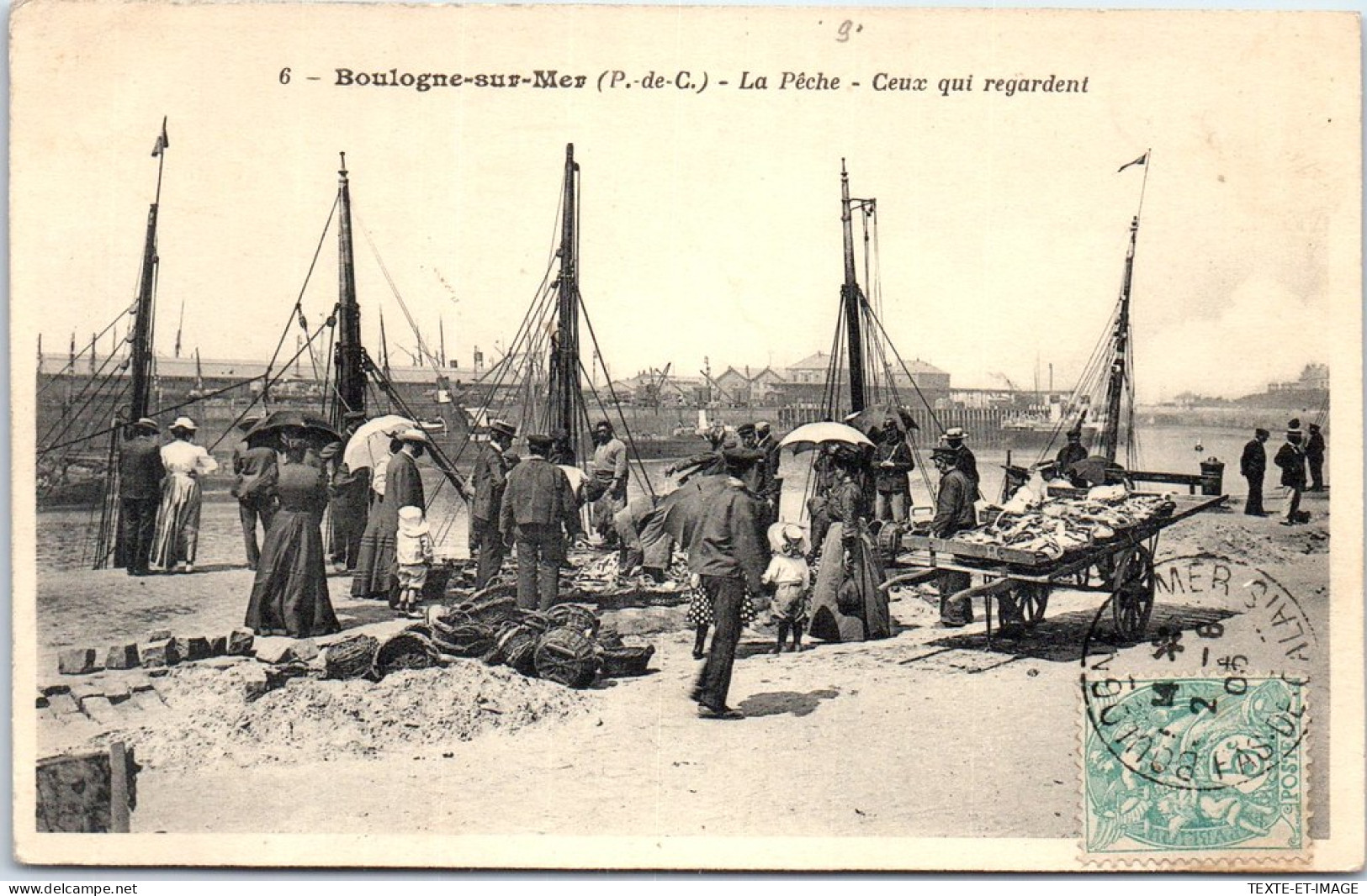 62 BOULOGNE SUR MER - La Peche, Ceux Qui Regardent  - Boulogne Sur Mer