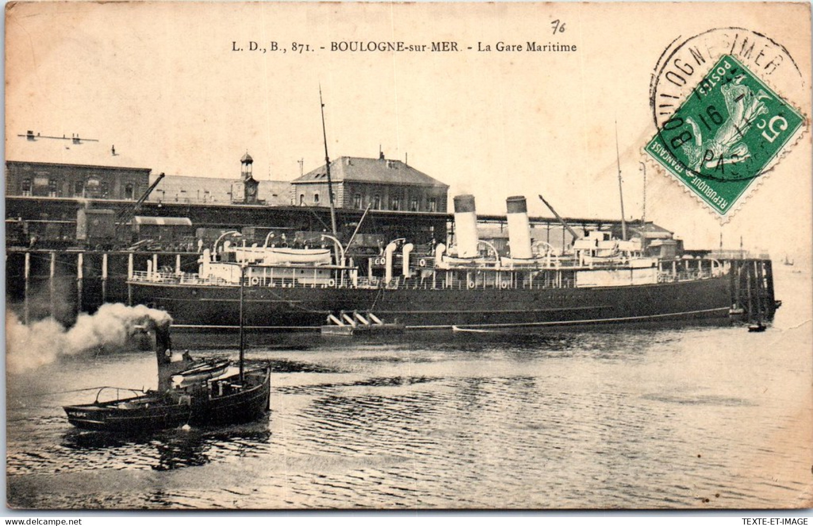 62 BOULOGNE SUR MER - La Gare Maritime - Boulogne Sur Mer