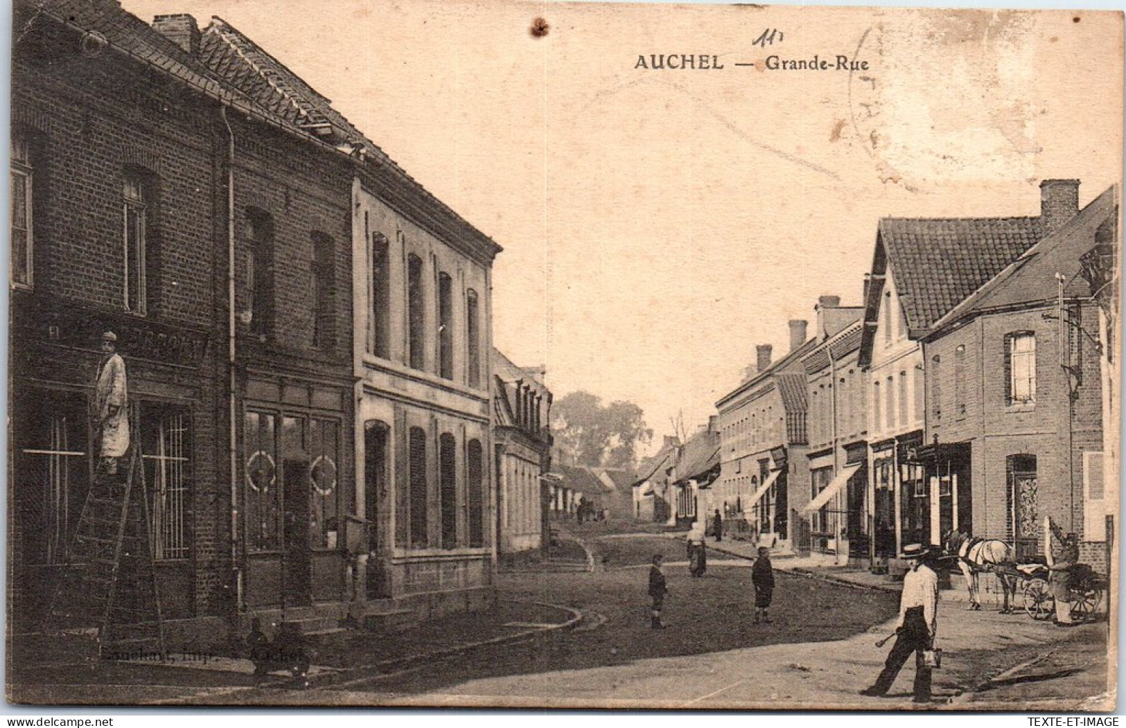 62 AUCHEL - Vue De La Grande Rue. - Other & Unclassified