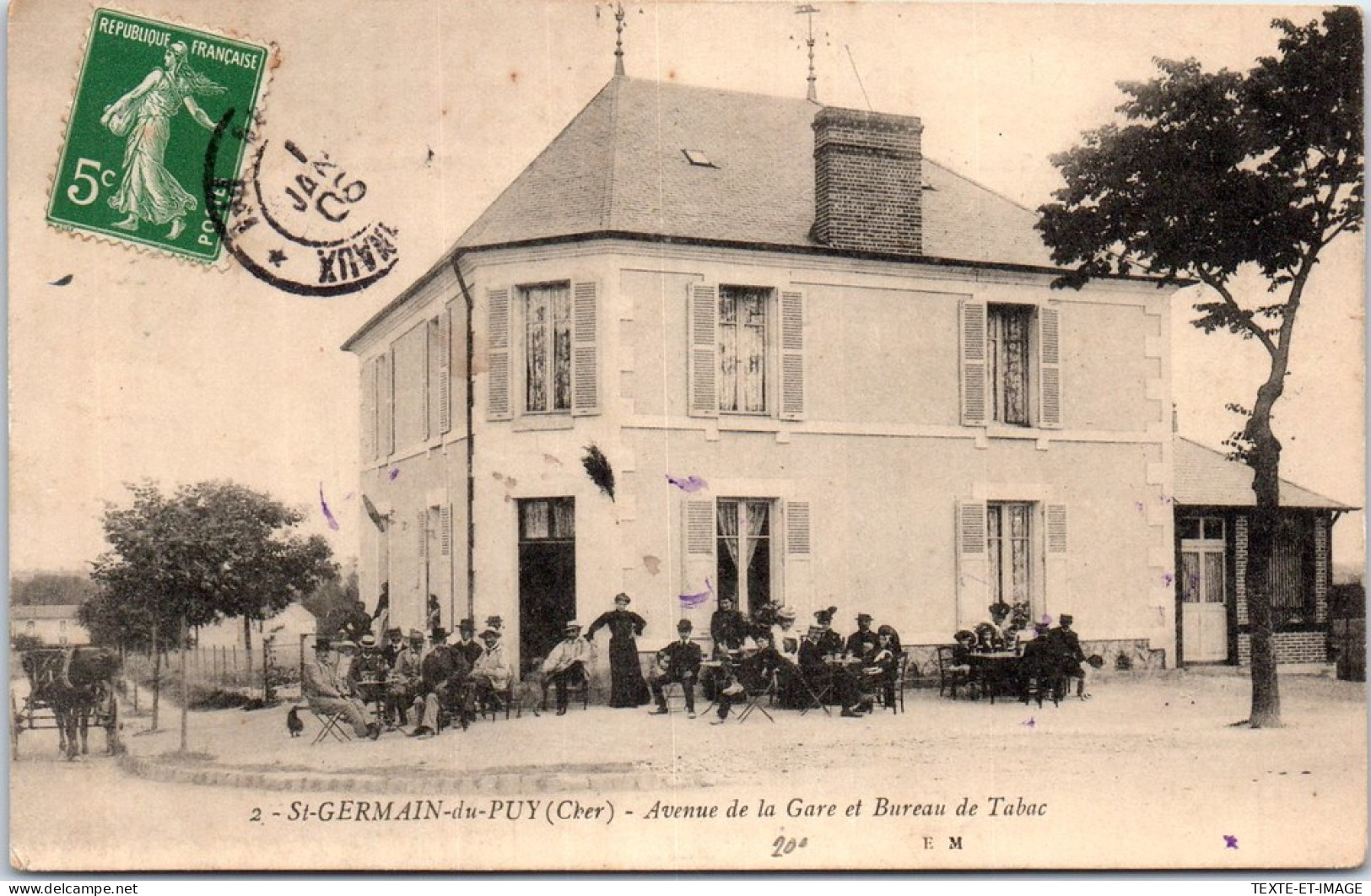 18 SAINT GERMAIN DU PUY - Avenue De La Gare, Bureau De Tabac  - Andere & Zonder Classificatie