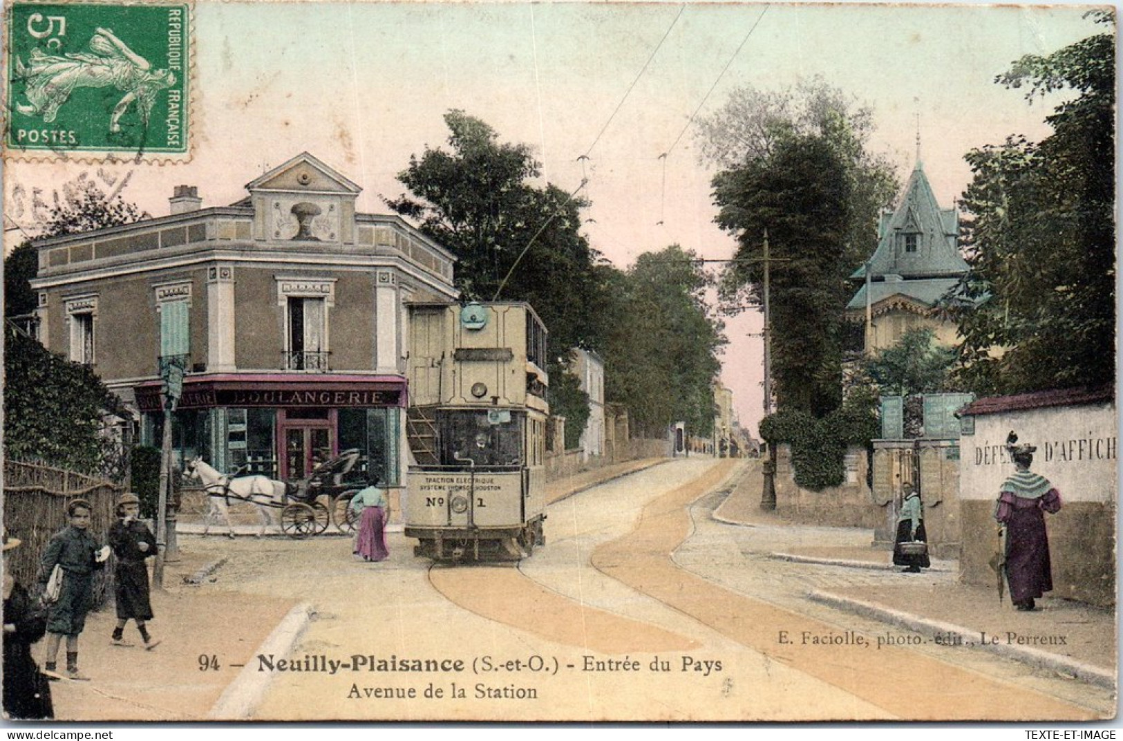 94 NEUILLY PLAISANCE - Entree Du Pays, Avenue De La Station  - Sonstige & Ohne Zuordnung