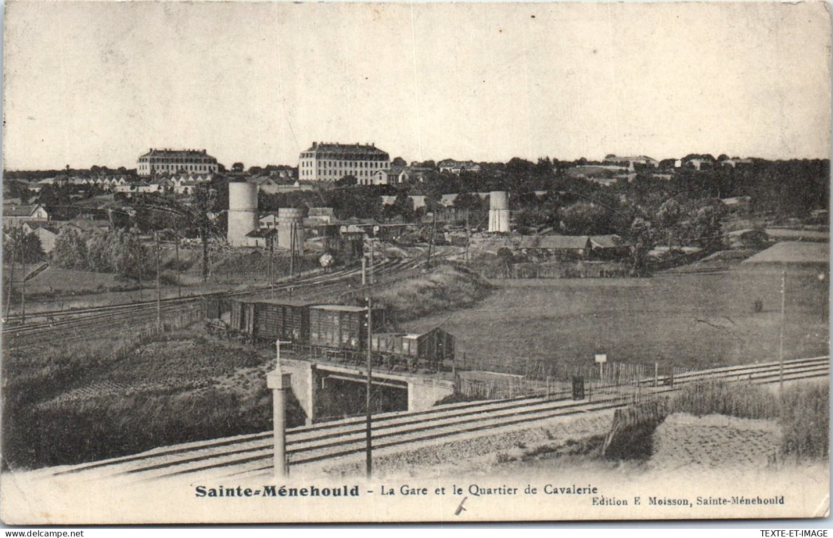 51 SAINTE MENEHOULD - La Gare Et Le Quartier De Cavalerie  - Sainte-Menehould