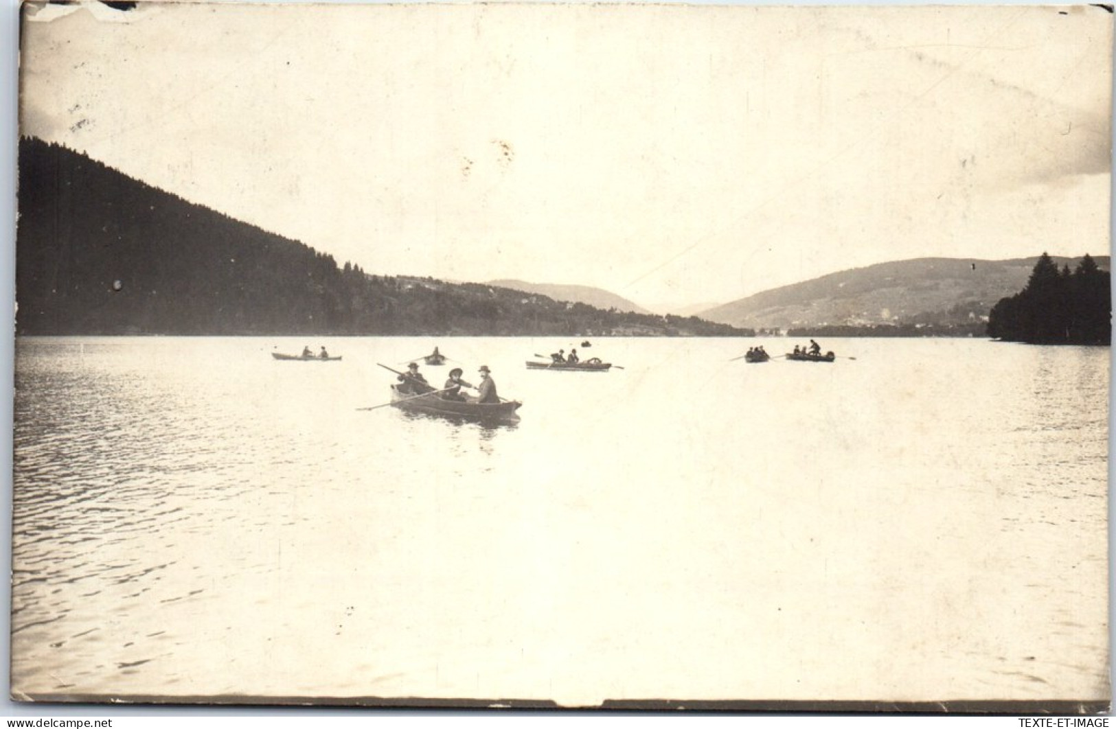 88 GERARDMER - CARTE PHOTO - Le Lac En 1909 - Gerardmer