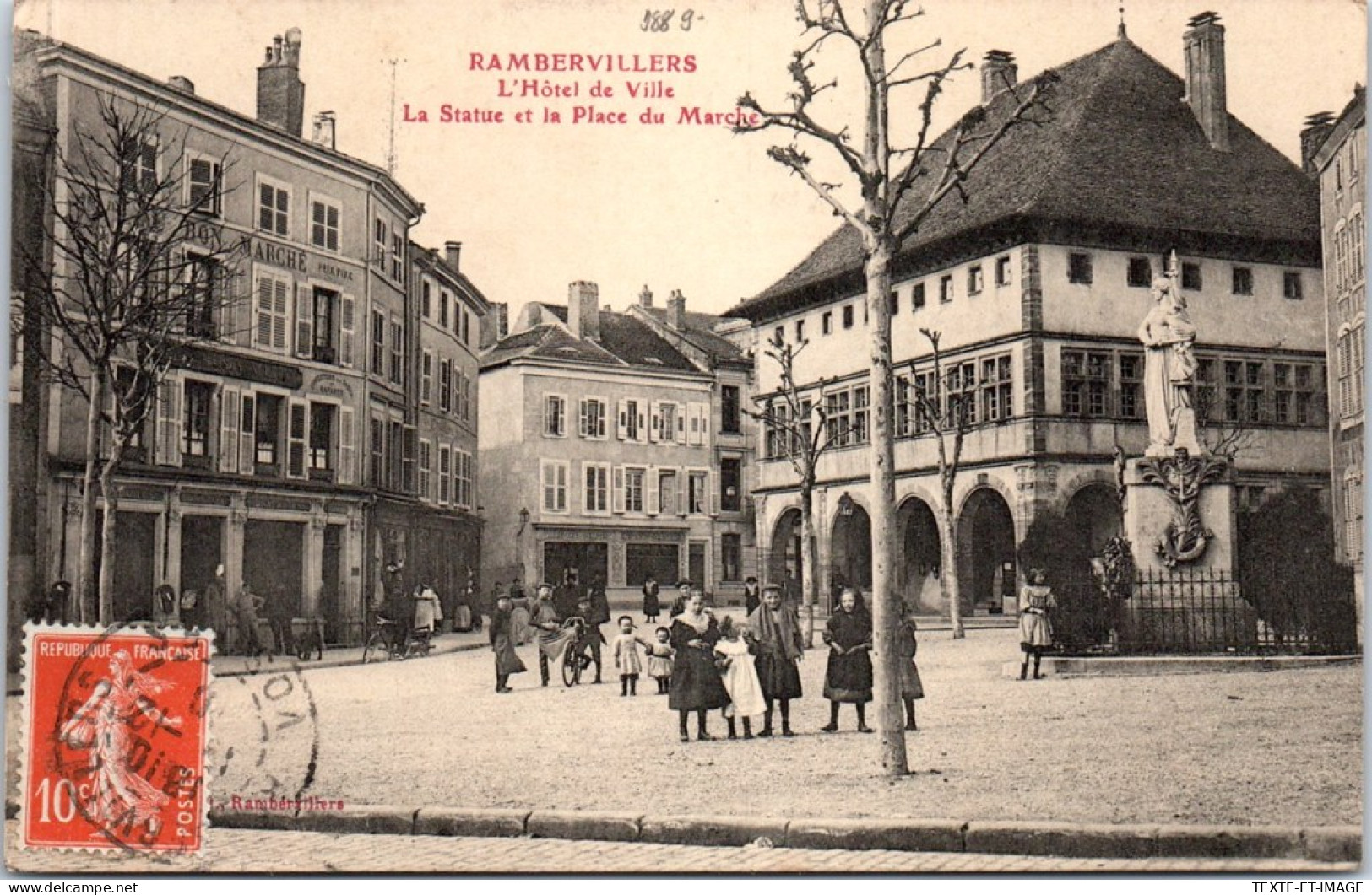 88 RAMBERVILLERS - Hotel De Ville Place Du Marche. - Rambervillers