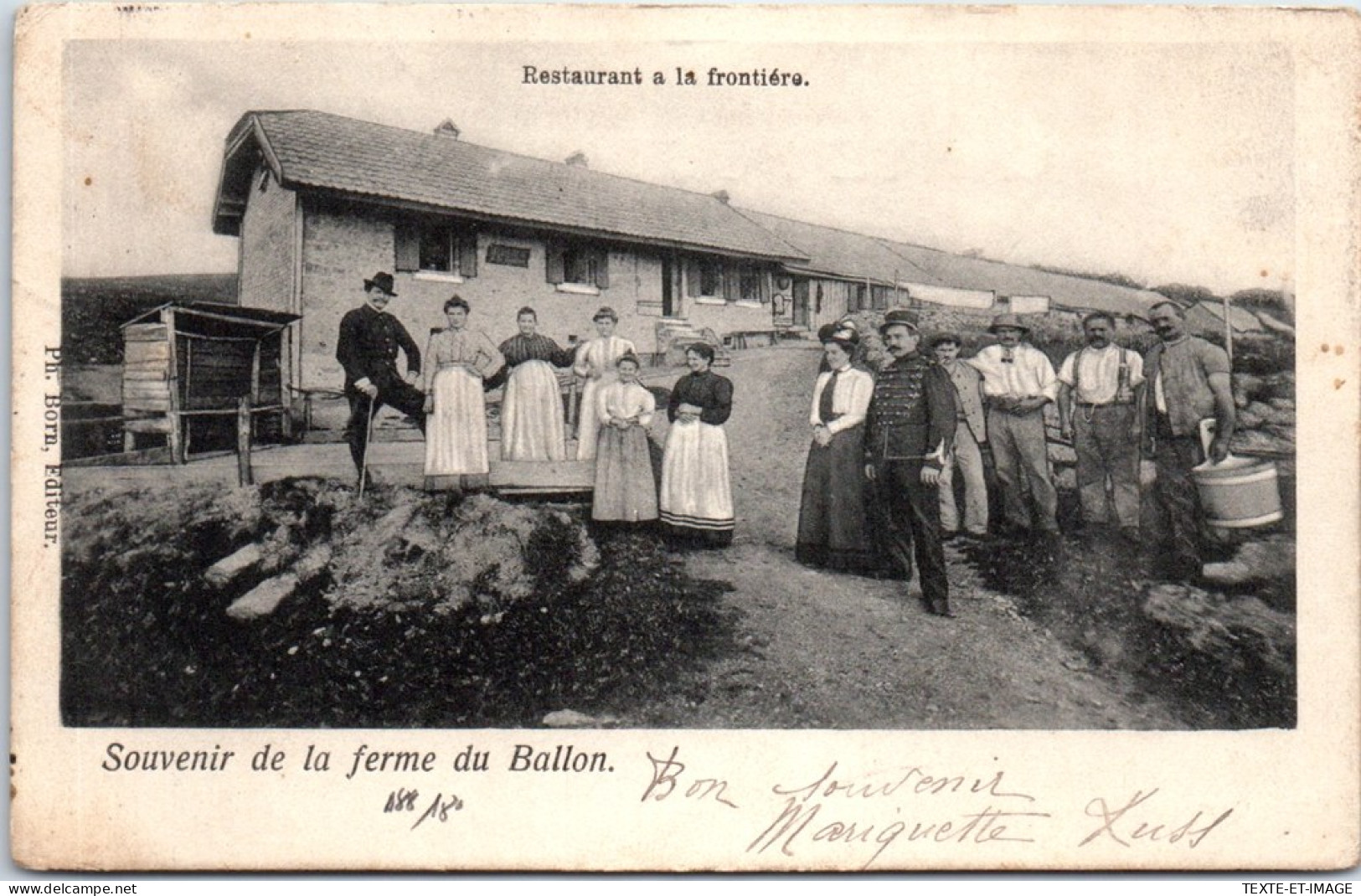 88 A La Ferme Du Ballon, Restaurant A La Frontiere. - Other & Unclassified