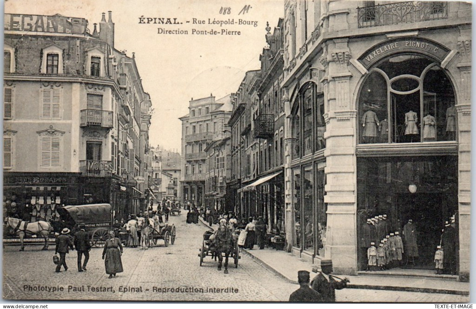 88 EPINAL - Rue Leopold Bourg. - Epinal