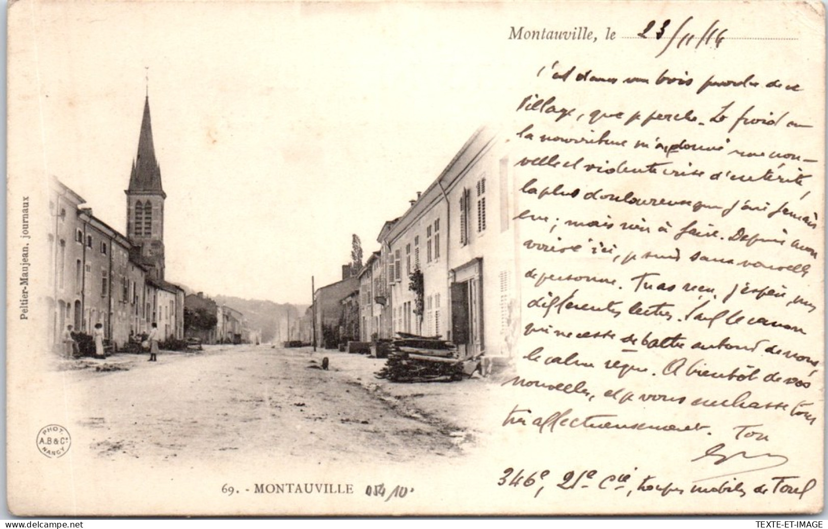 54 MONTAUVILLE - Le Centre Du Village. - Sonstige & Ohne Zuordnung