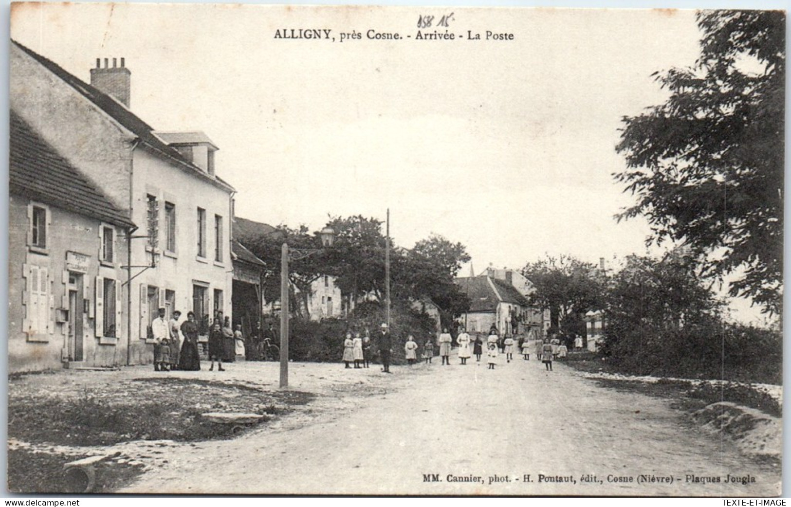 58 ALLIGNY - Arrivee, Le Bureau De Poste. - Altri & Non Classificati