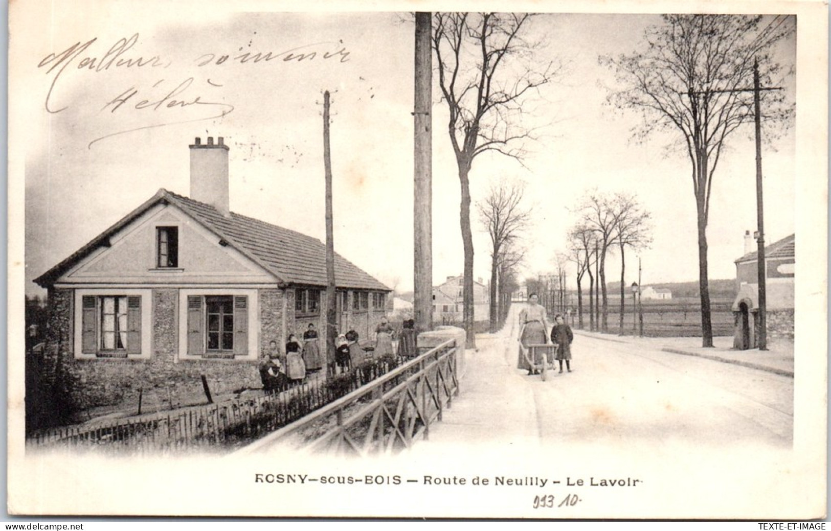 93 ROSNY SOUS BOIS - Route De Neuilly, Le Lavoir  - Rosny Sous Bois