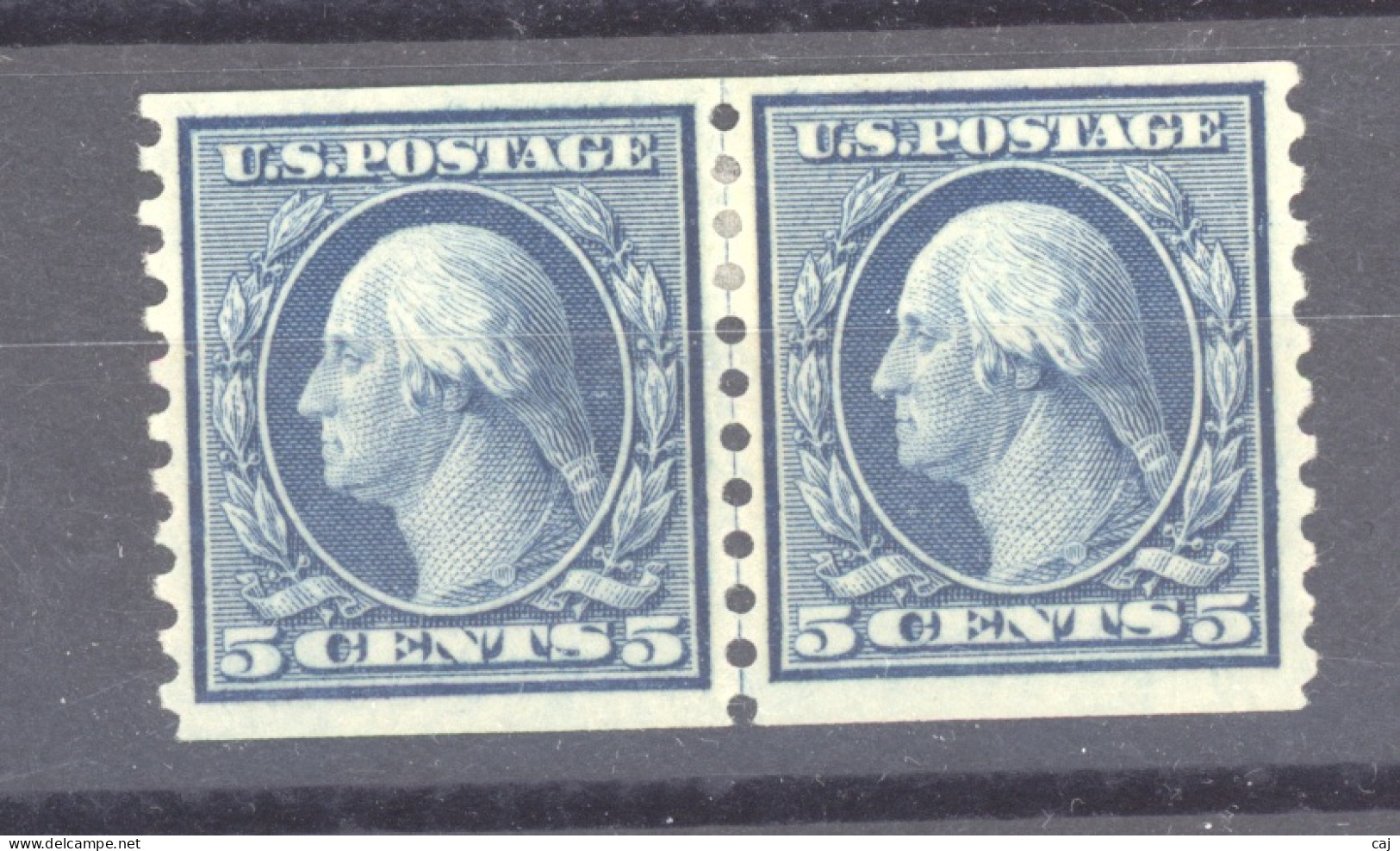 USA  :  Yv  171 L  *  Paire Dentelée 10 Verticalement - Unused Stamps