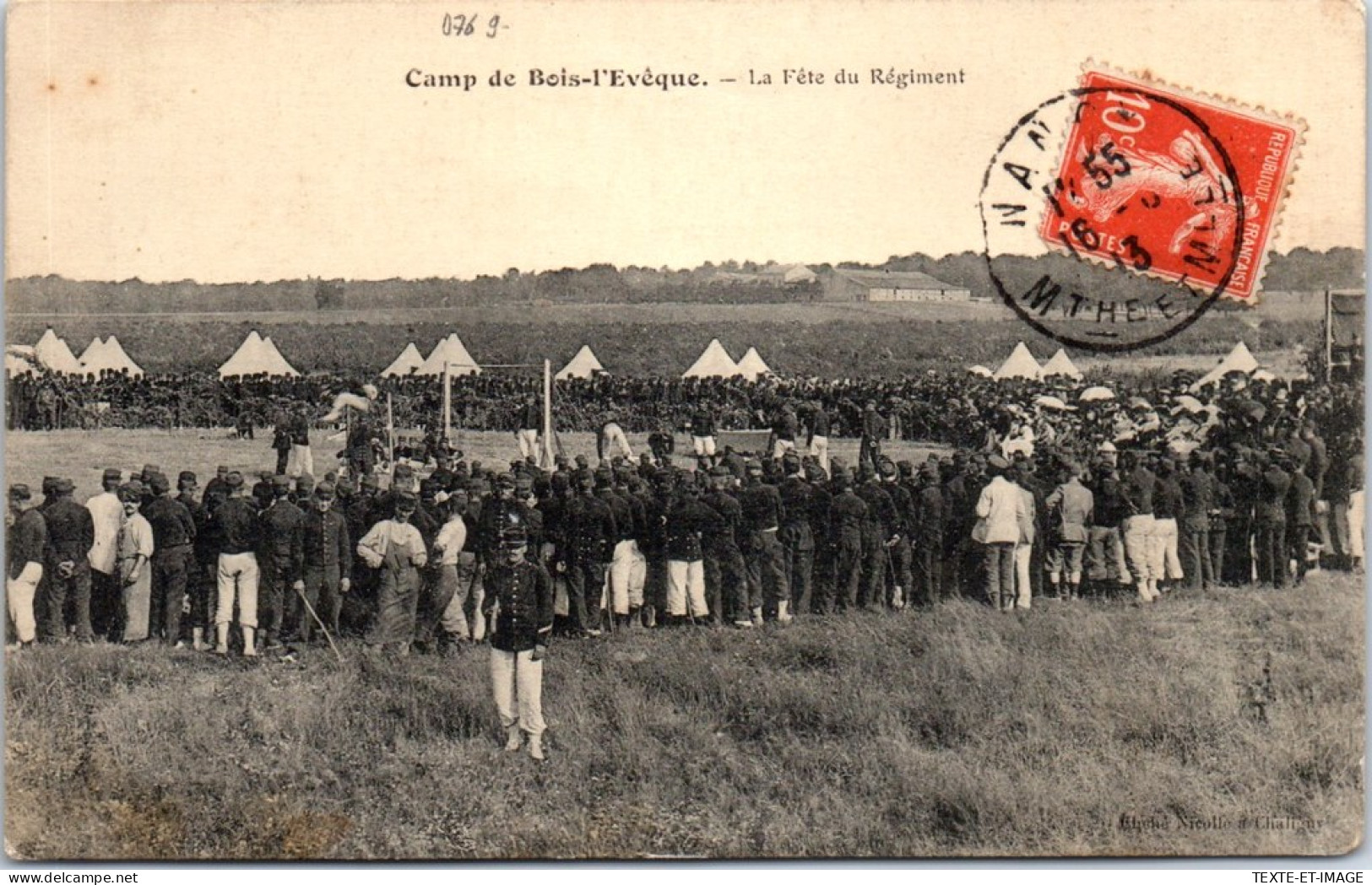 76 BOIS L'EVEQUE - Le Camp, La Fete Du Regiment  - Sonstige & Ohne Zuordnung