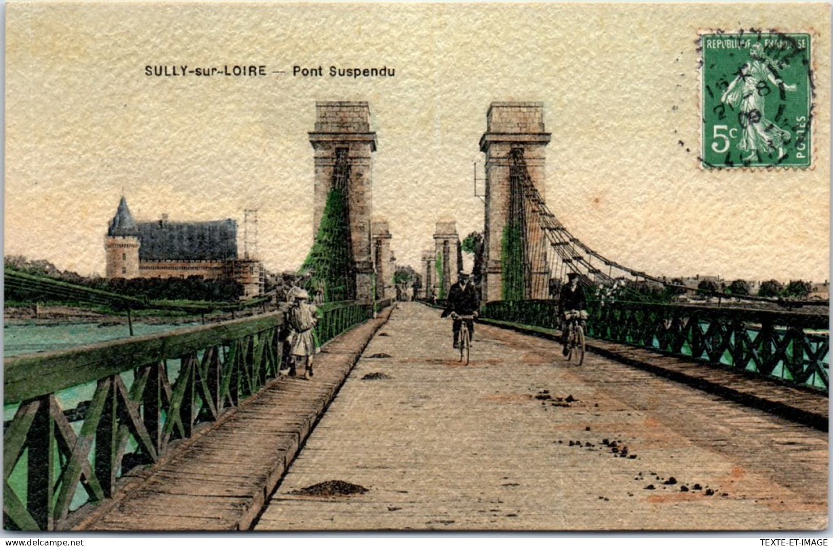 45 SULLY SUR LOIRE - Perspective Du Pont Suspendu  - Sully Sur Loire