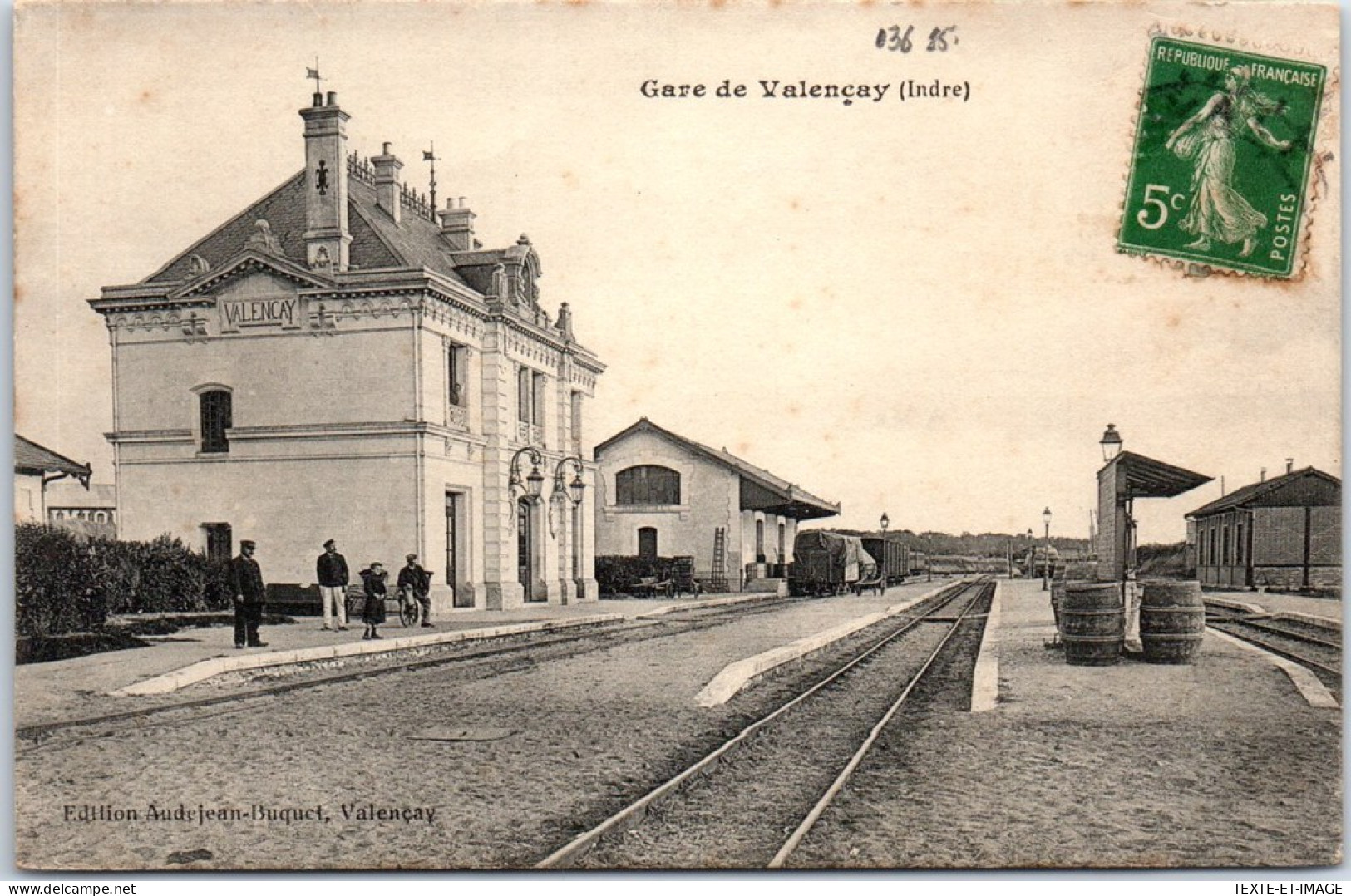 36 VALENCAY - Vue De La Gare. - Other & Unclassified