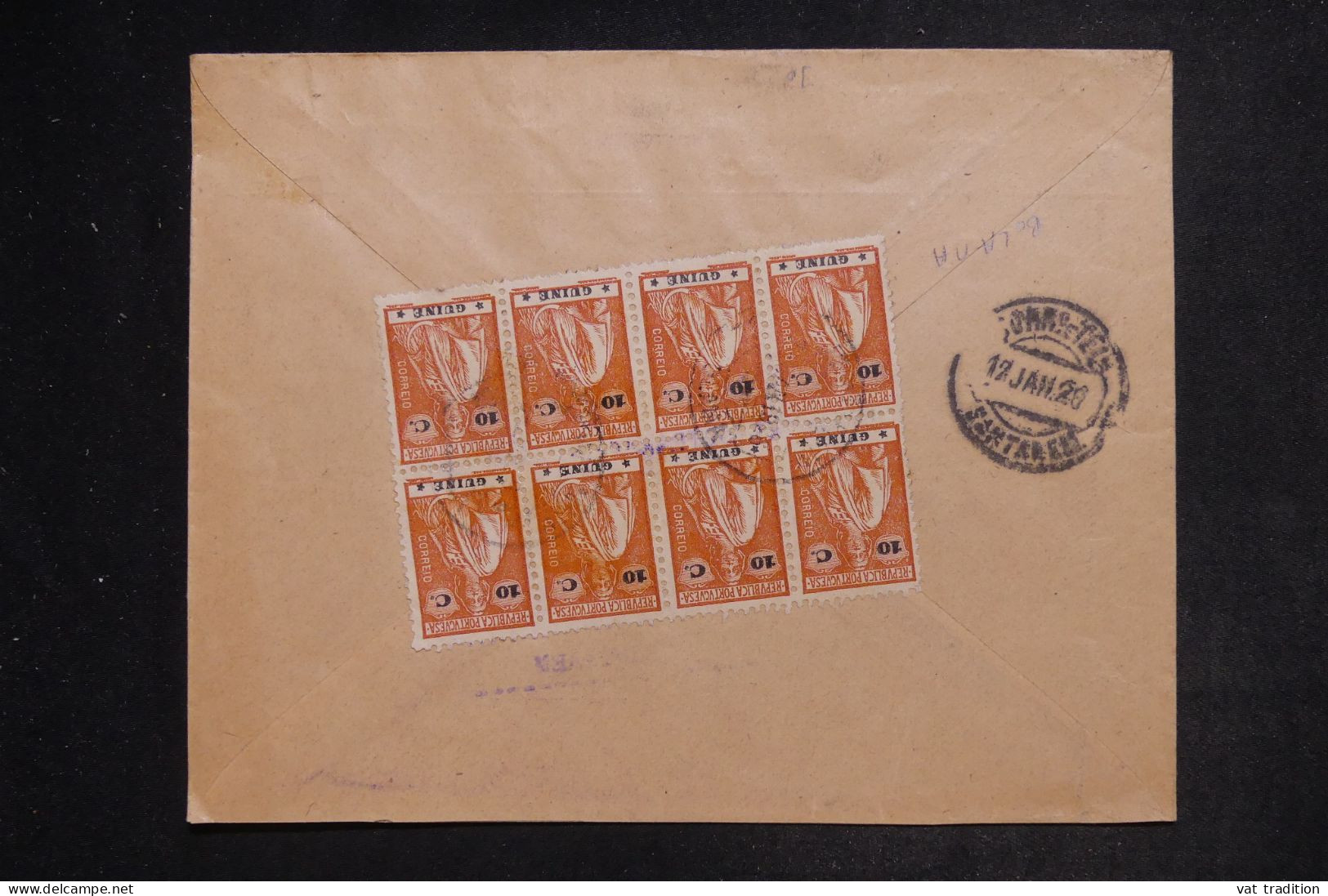 GUINÉE PORTUGAISE - Enveloppe Commerciale De Bolama Pour Santarem En 1928  - L 152501 - Portugees Guinea