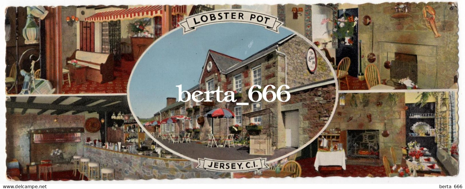 England Channel Islands Jersey Lobster Pot Panoramic Large Size - Hotels & Restaurants