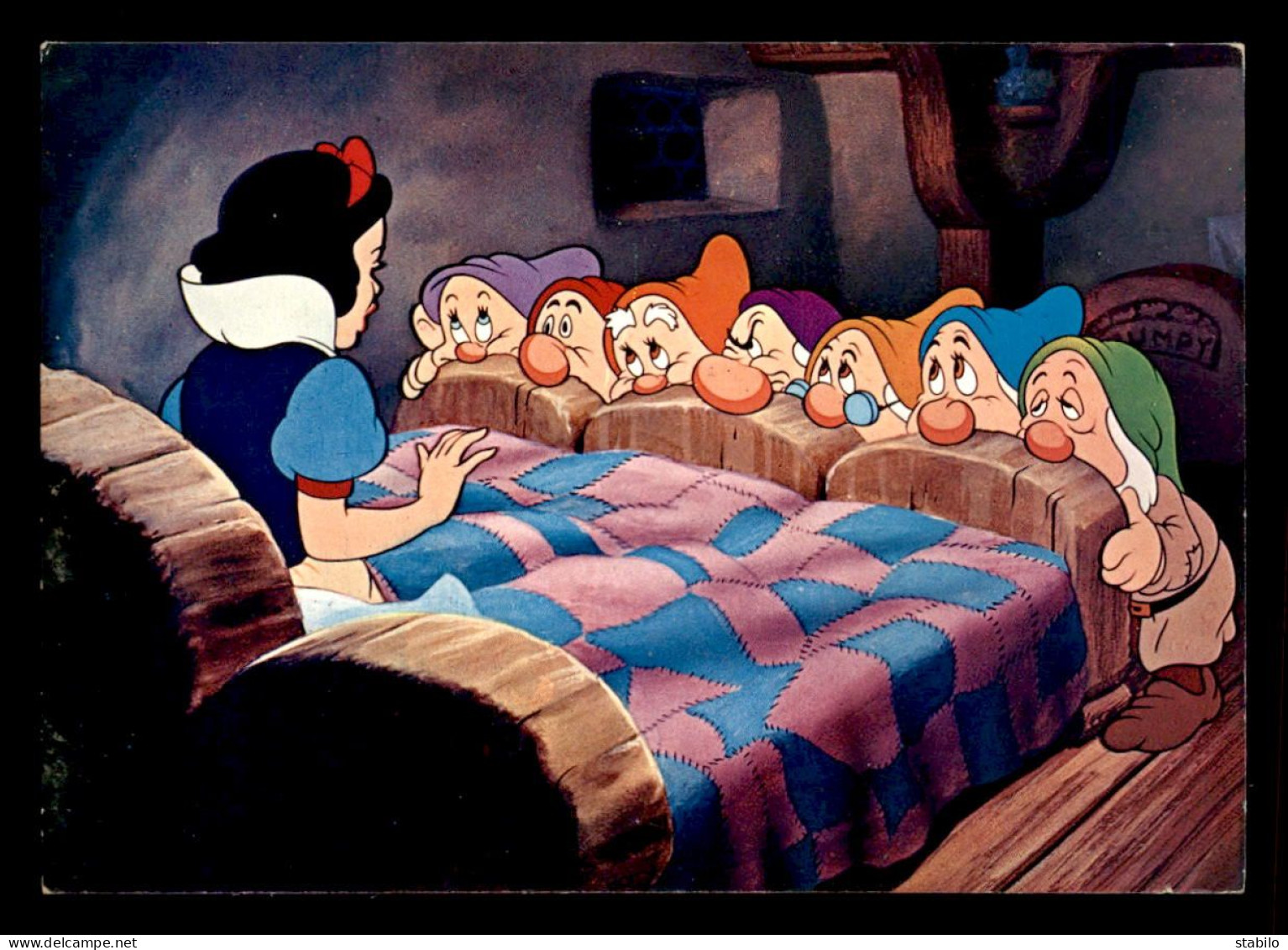 ILLUSTRATEURS - DISNEY - BLANCHE NEIGE ET LES SEPT NAINS - Autres & Non Classés