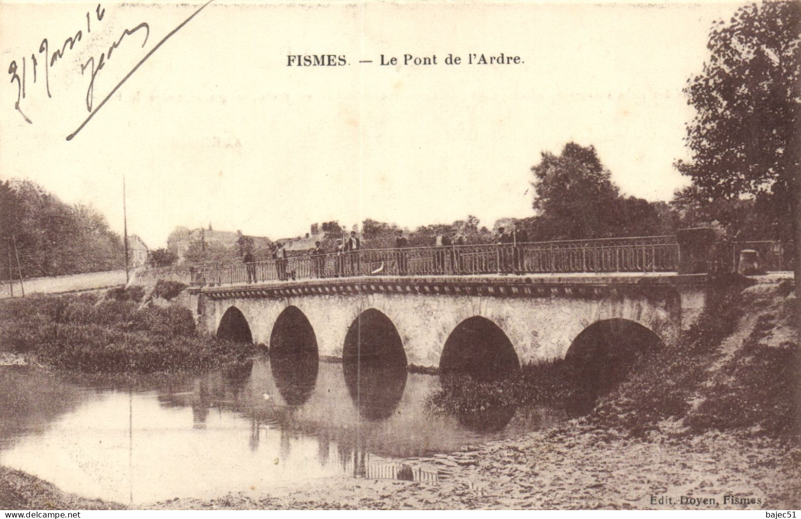 Fismes -  Le Pont De L'Ardre - Fismes