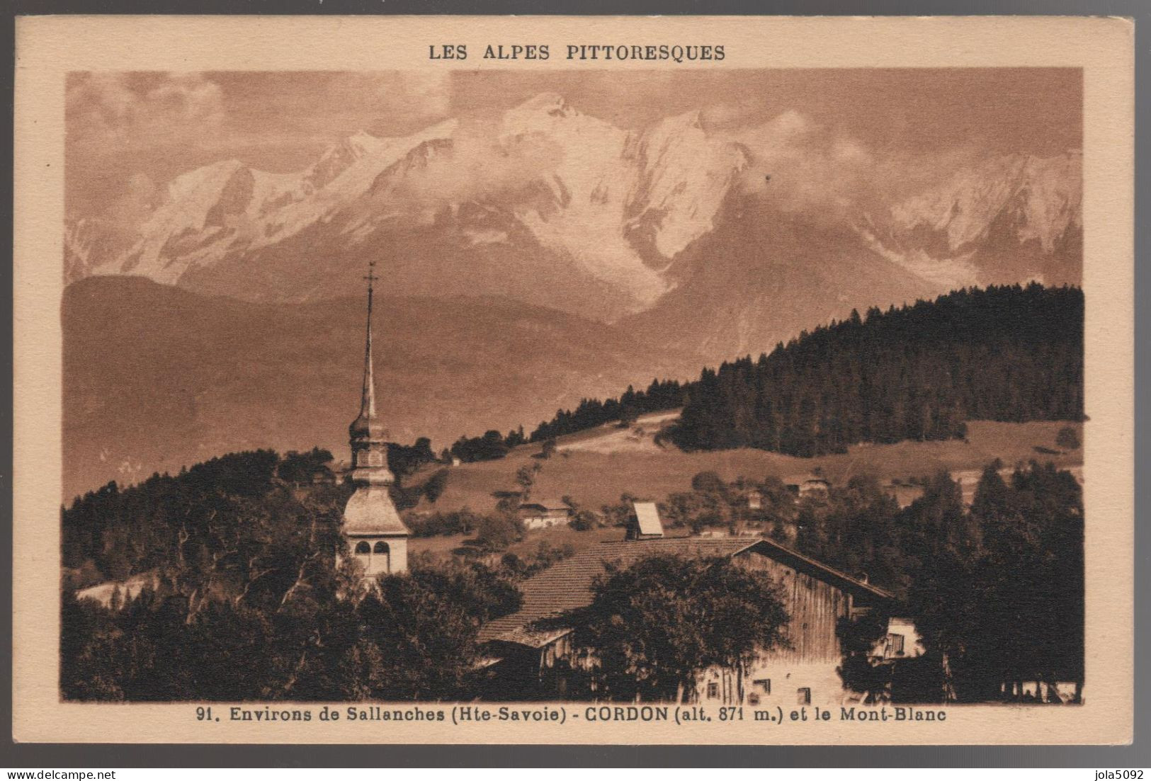 74 / Environs De SALLANCHES - CORDON Et Le Mont-Blanc - Sallanches