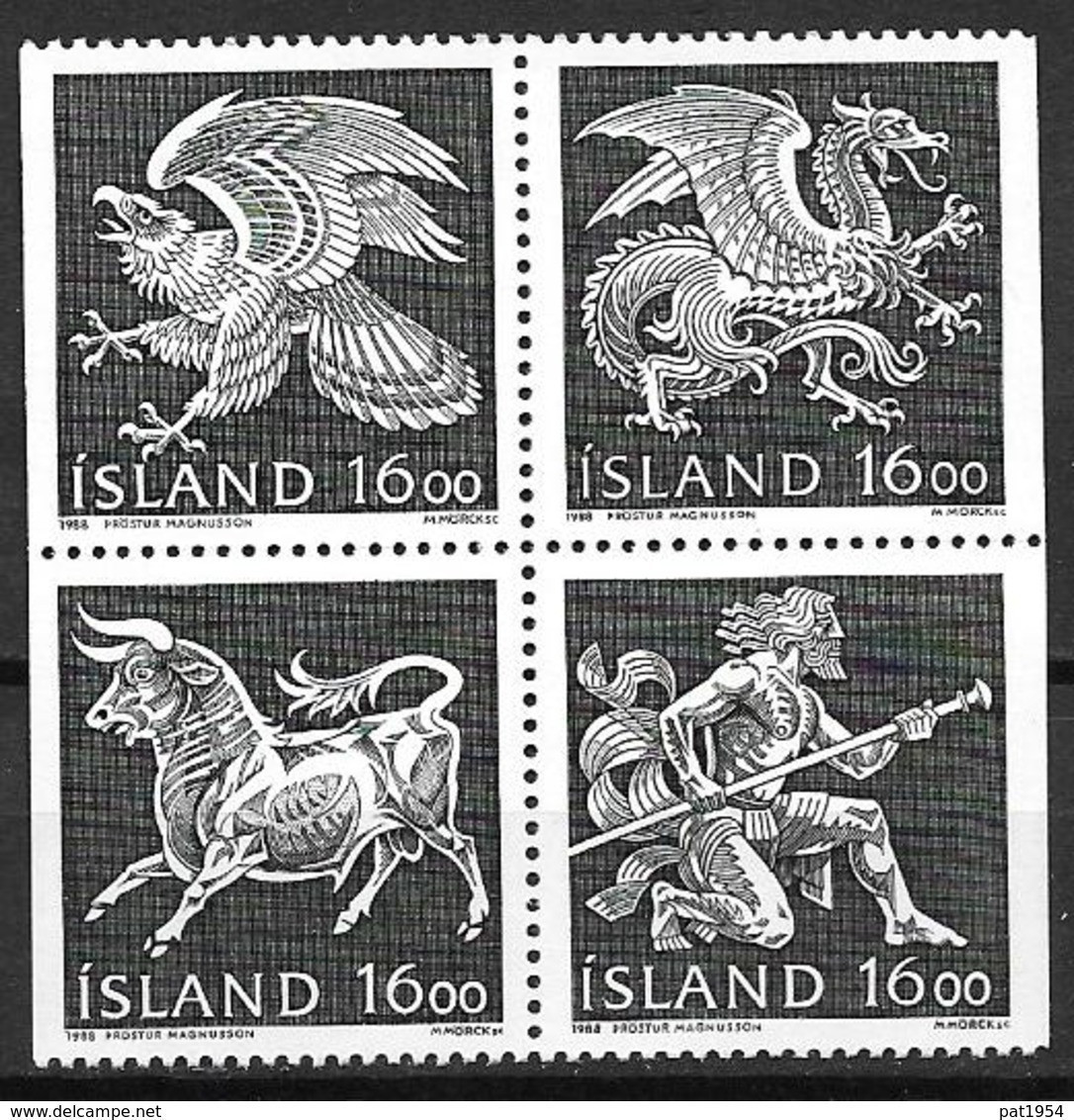 Islande 1988 N° 637/640 Neufs Armoiries - Ongebruikt