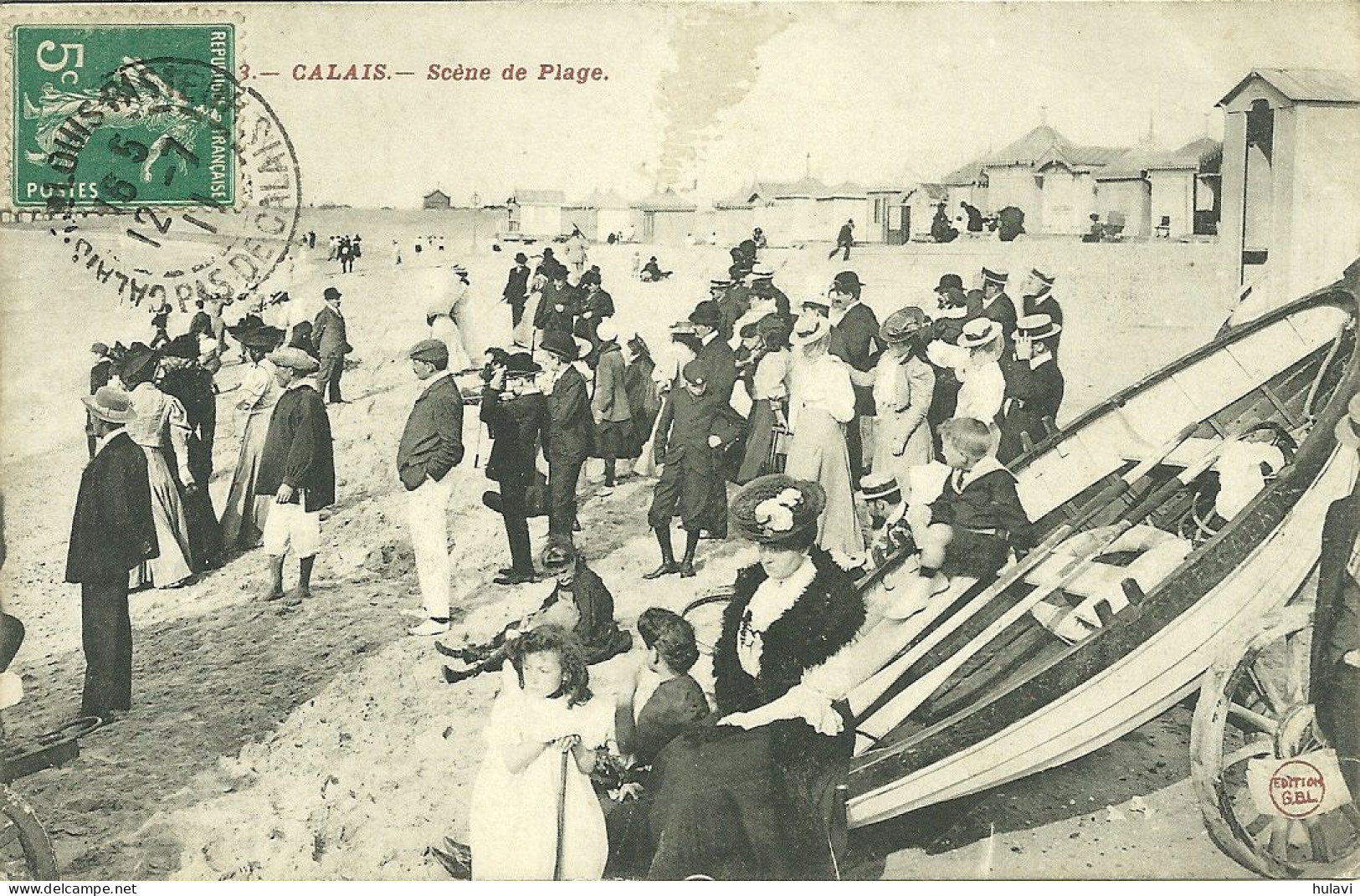 62  CALAIS - SCENE DE PLAGE (ref 8957) - Calais