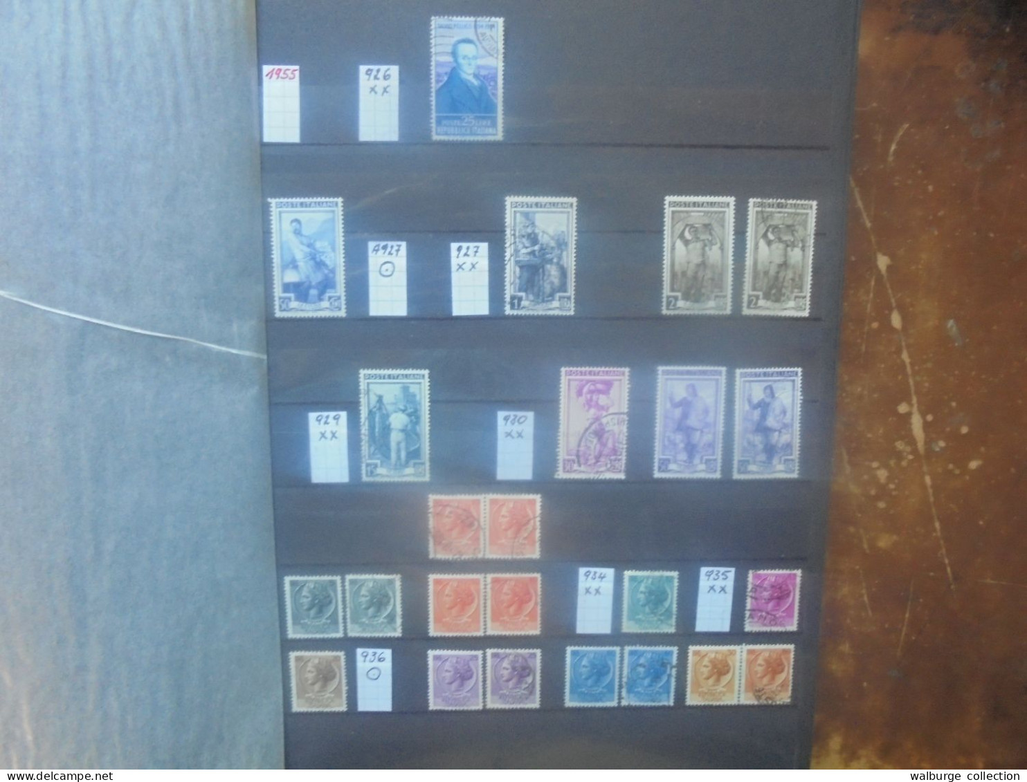 +++START 1 EURO+++ITALIE 1955-1977 BONNE COLLECTION NEUVE**/*/OBLITEREE (4402) 2 KILOS - Collections