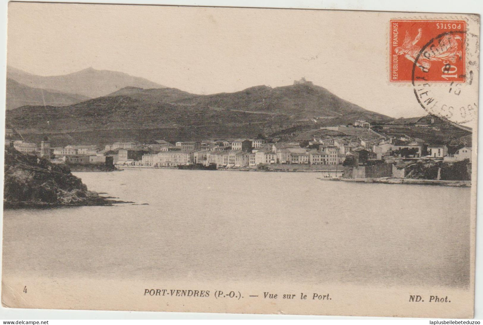 CPA - 66 - PORT VENDRES - Vuee Sur Le Port - 1916 - Port Vendres