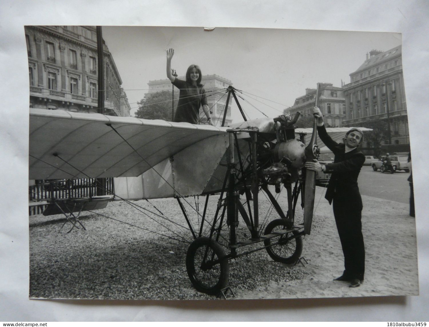 PHOTO ANCIENNE (13 X 18 Cm) : Scène Animée - AVION - Photo AGIP Robert COHEN - Luftfahrt