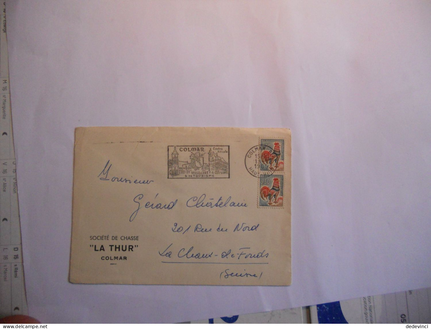 Lettre Colmar - 1961-....